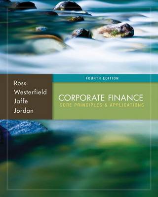 Book cover for Corporate Finance: Core Principles and Applications with Connect Access Card