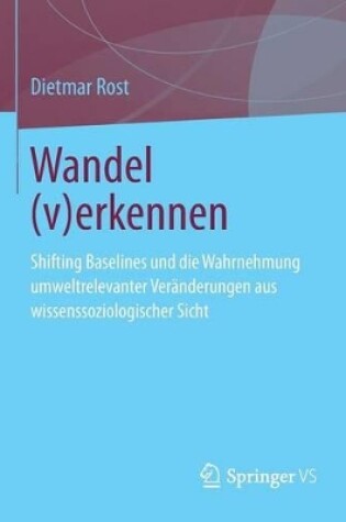 Cover of Wandel (v)erkennen