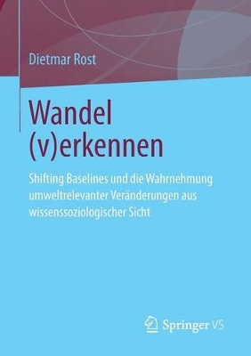 Book cover for Wandel (v)erkennen