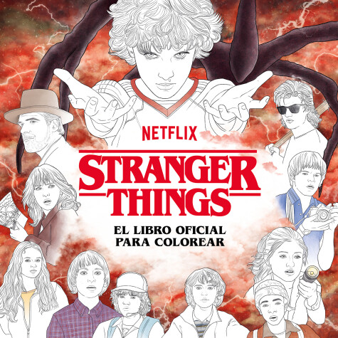 Book cover for Stranger Things. El libro oficial para colorear / Stranger Things: The Official Coloring Book