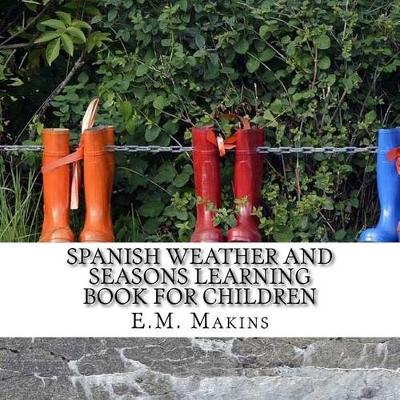 Book cover for Spanish Weather and Seasons Learning Book for Children