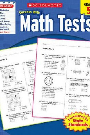 Cover of Scholastic Success with Math Tests: Grade 5 Workbook