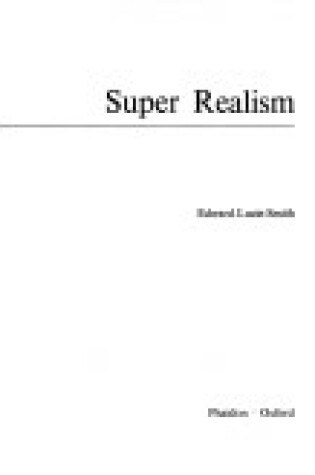 Cover of Super-realism