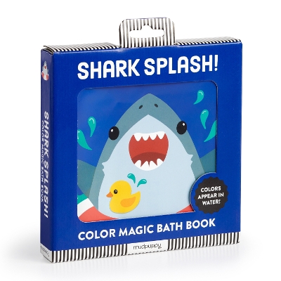 Book cover for Shark Splash! Color Magic Bath Book