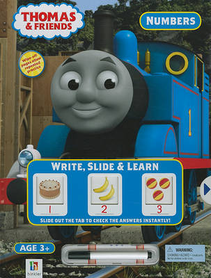 Cover of Thomas & Friends Write, Slide & Learn: Numbers