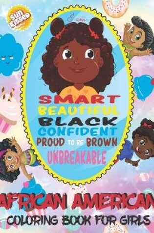 Cover of African American Coloring Book For Girls