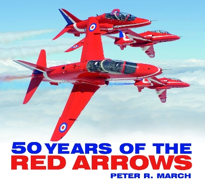 Book cover for 50 years of the Red Arrows