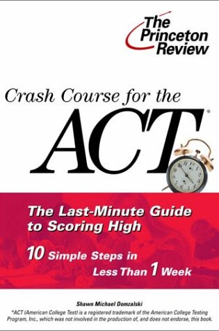 Cover of Crash Course for the ACT