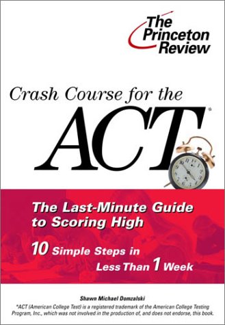 Book cover for Crash Course for the ACT