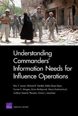 Book cover for Understanding Commanders' Information Needs for Influence Operations