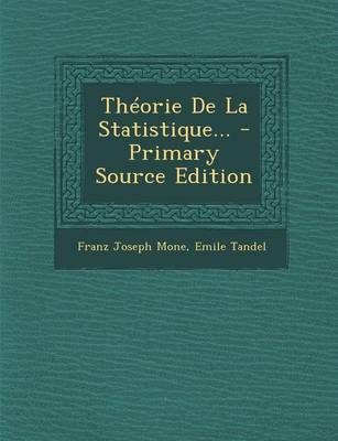 Book cover for Theorie De La Statistique...