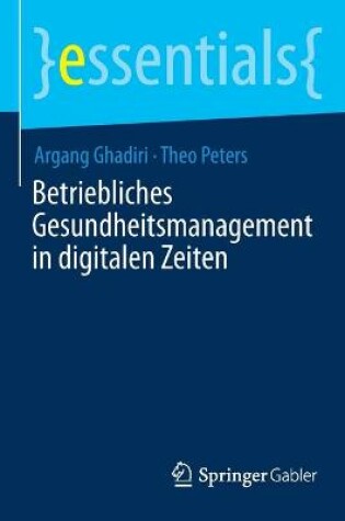 Cover of Betriebliches Gesundheitsmanagement in Digitalen Zeiten