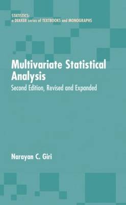 Cover of Multivariate Statistical Analysis