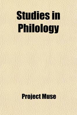 Book cover for Studies in Philology Volume 1-5