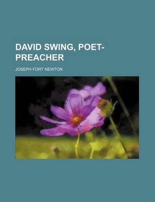 Book cover for David Swing, Poet-Preacher