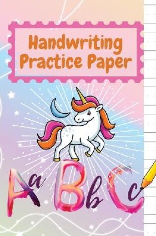 Cover of Adorable Kindergarten writing paper with lines for ABC kids Notebook with Dotted Lined Sheets for K-3 Students