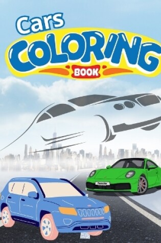 Cover of Cars Coloring Book For Kids