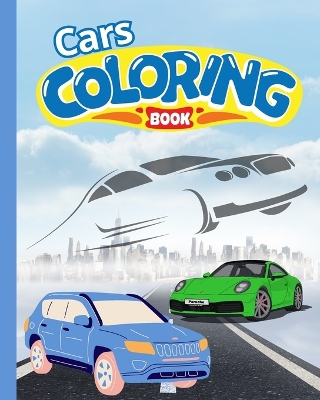 Book cover for Cars Coloring Book For Kids