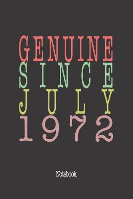 Book cover for Genuine Since July 1972