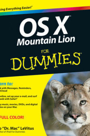 Cover of OS X Mountain Lion For Dummies