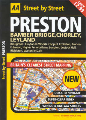 Cover of AA Street by Street Preston