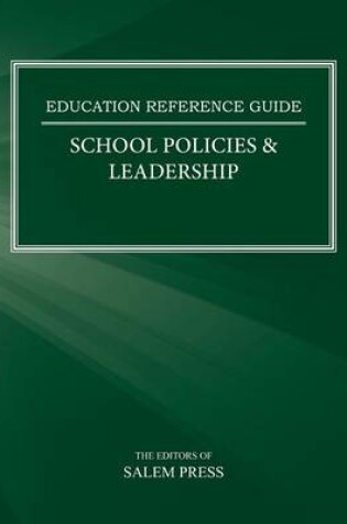 Cover of School Policies & Leadership