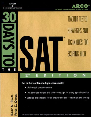 Book cover for 30 Days to the SAT