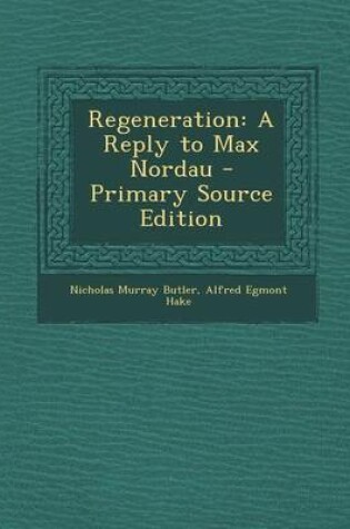 Cover of Regeneration