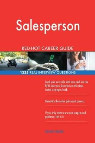 Cover of Salesperson Red-Hot Career Guide; 1235 Real Interview Questions