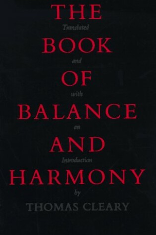 Cover of The Book of Balance and Harmony