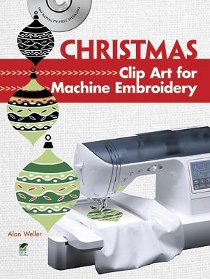 Cover of Christmas Clip Art for Machine Embroidery