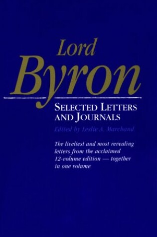 Cover of Lord Byron: Selected Letters and Journals