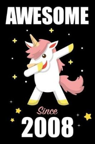 Cover of 11th Birthday Dabbing Unicorn Journal