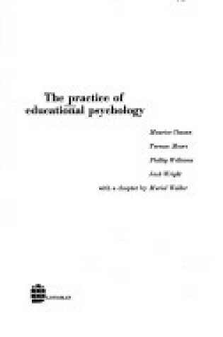 Cover of Practice of Educational Psychology