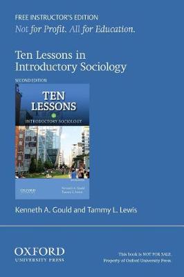 Book cover for Ten Lessons in Introductory Sociology Ie