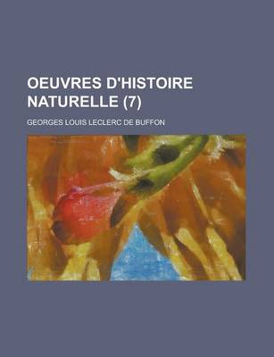 Book cover for Oeuvres D'Histoire Naturelle (7 )