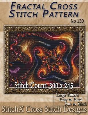 Book cover for Fractal Cross Stitch Pattern - No. 130