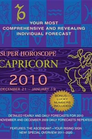 Cover of Capricorn (Super Horoscopes 2010)