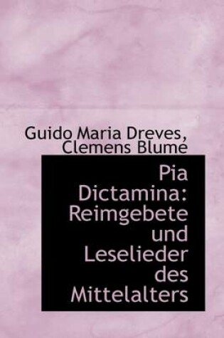 Cover of Pia Dictamina