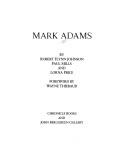 Book cover for Mark Adams