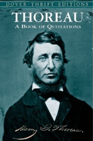 Cover of Thoreau: a Book of Quotations