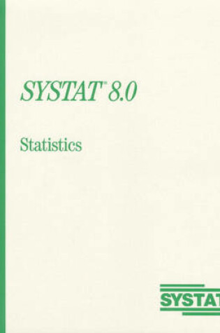 Cover of SYSTAT 8.0 for Windows