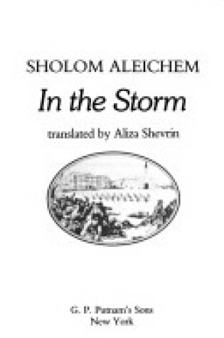 Cover of In the Storm