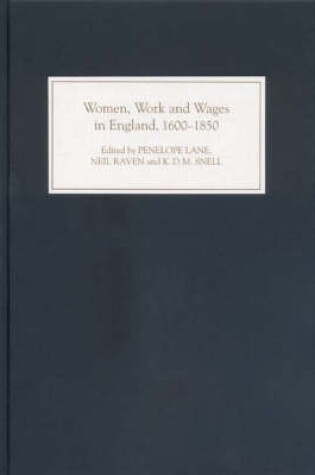 Cover of Women, Work and Wages in England, 1600-1850