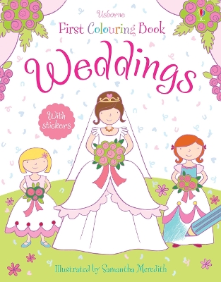 Cover of First Colouring Book Weddings
