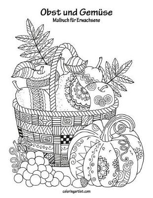 Book cover for Malbuch mit Obst und Gemüse für Erwachsene 1