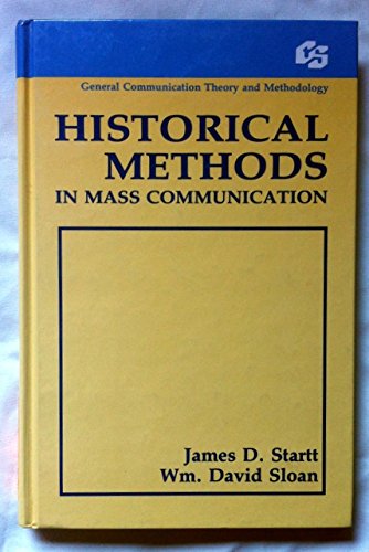 Cover of Historical Methods in Mass Communication