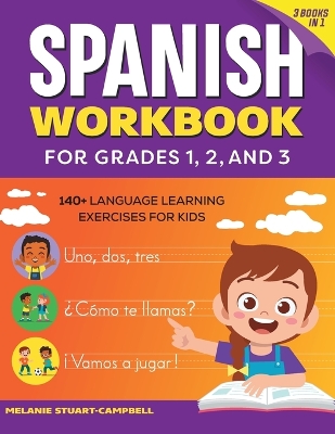 Book cover for The Spanish Workbook for Grades 1, 2, and 3