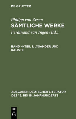 Cover of Lysander und Kaliste