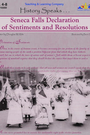 Cover of Seneca Falls Declaration of Sentiments and Resolutions